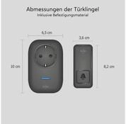 Elro T&uuml;rklingel-Set DB4000PL, 1 Empf&auml;nger, 64 Klingelt&ouml;ne, (2-tlg), drahtloses