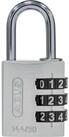 ABUS Vorh&auml;ngeschloss Zahlenschloss 144/30 silber &ndash; Kombinations Vorh&auml;ngeschloss