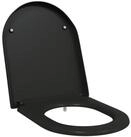 vidaXL WC-Sitz 49 x 36 x 4 cm Toilettensitz mit Schnellverschluss und sanftem