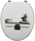 MSV WC-Sitz SPIRIT, Toilettendeckel MDF, Scharniere aus Edelstahl - hochwertige und