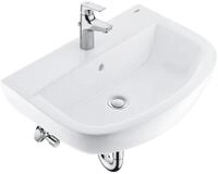Grohe Waschtischaufsatz Grohe Waschtisch-Komplett-Set Bau 60 cm, wei&szlig;