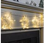 Gravidus LED-Lichterkette LED Fensterlichterkette 8 Sterne warmwei&szlig; 205 cm