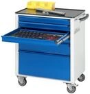 RAU Werkstattwagen Rau Werkzeugwagen mit 4 Schubladen Metall BxTxH 700x500x860mm