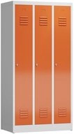 Steelboxx Spind 3er Spind Spindschrank Kleiderspind 180x90x50cm (1-St) Komplett