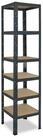 shelfplaza Schwerlastregal HOME, 180x50x50cm anthrazit, 6 B&ouml;den, Kellerregal,