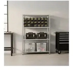 PROREGAL&reg; Schwerlastregal Schraubregal PANDA MID, 150cm H&ouml;he, Fachlast 100kg,...