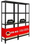 PROREGAL&reg; Schwerlastregal MegaDeal 2 St&uuml;ck APOLLO 180x75x30cm Fachlast 175kg