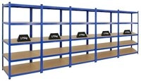 PROREGAL&reg; Schwerlastregal MegaDeal Garagenregal Steckregal Lagerregal TAURUS,