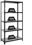PROREGAL&reg; Schwerlastregal METAL SHARK 180x90x40cm Fachlast 180kg