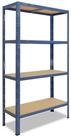 shelfplaza Schwerlastregal HOME, 155x60x45cm blau, 4 B&ouml;den, Kellerregal,
