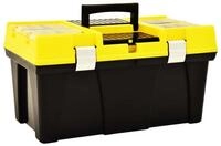 vidaXL Werkzeugbox Werkzeugkoffer Kunststoff 595 x 337 x 316 mm Gelb