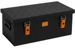 ALUBOX Aufbewahrungsbox Alukiste Outdoorkiste Riffelblech schwarz matt 1.5mm...