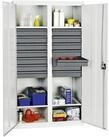 STUMPF Serverschrank Stumpf Werkzeug- und Materialschrank Serie 3000 lichtgrau...