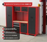 FEISTOS Werkbank Juno 14, (1-tlg), h&ouml;henverstellbar, abschlie&szlig;bare Elemente,...
