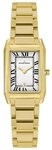Jacques Lemans Quarzuhr Damen-Torino Rechteckig Goldfarben
