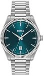 BOSS Quarzuhr CHESWICK 1514309, Armbanduhr, Herrenuhr, Edelstahlarmband, analog, Tag