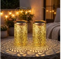 Haushalt International LED Solarleuchte, LED-Leuchtmittel fest verbaut,...