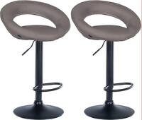CLP Olinda Stoff (Set, 2 St., 2er), h&ouml;henverstellbar und drehbar