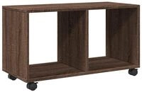 vidaXL Beistelltisch Rollschrank Braun Eichen-Optik 72x33x42,5 cm Holzwerkstoff