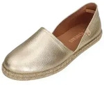VERBENAS CARMEN Espadrille Nucleo Metal Gal Oro