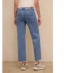 STREET ONE STUDIO Comfort-fit-Jeans Middle Waist blau 25