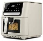 Girmi Hei&szlig;luftfritteuse FG8401 Ecofrit Crisp FG84, 1700 W, 6,5 Liter, 2 Ebenen,