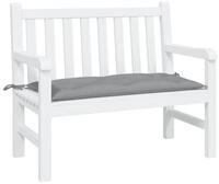 vidaXL Polsterauflage, Gartenbank-Auflage Grau 100x50x7 cm Oxford-Gewebe
