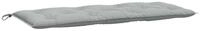 vidaXL Sitzauflage Gartenbank-Auflage Melange Hellgrau 120x50x7 cm Stoff, (1 St)