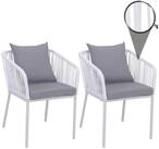 MCW Gartenstuhl MCW-N41-S (2 St), Inklusive Sitzkissen