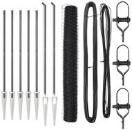 vidaXL Gartenzaun Schwei&szlig;drahtzaun mit Spikes 10 x 1,2 m (B x H), (1-St)