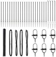 vidaXL Gartenzaun Schwei&szlig;drahtzaun mit Spikes 50 x 1,6 m (B x H), (1-St)