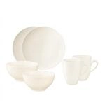 Geschirr-Set SELTMANN WEIDEN "Fr&uuml;hst&uuml;cks-Set Savona Fine Diamond 6er Set creme",