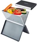 STEINBORG Holzkohlegrill SB-8160, Packung, Laptopgrill, Klappgrill,Leicht zu