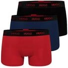 HUGO Boxer Trunk Triplet Pack (3-St., 3er Set) mit umlaufendem Markenschriftzug am