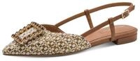 Tamaris Slingpumps, Blockabsatz, Sommerschuh mit schickem Schmuckelement
