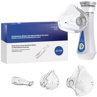 IEA Medical Inhalator Inhalationsger&auml;t & Kochsalzl&ouml;sung 0,9% NaCl im Set,...