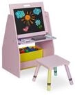 relaxdays Kinderregal mit Tafel