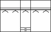 rauch Kleiderschrank Schrank Dreht&uuml;renschrank Garderobe Ankleide Schlafzimmer