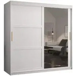MIRJAN24 Kleiderschrank Riflo Ramiro (mit 2 oder 3 Schiebet&uuml;ren) 100/180/250 cm,