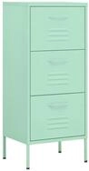 vidaXL Aktenschrank Lagerschrank Minzgr&uuml;n 42,5x35x101,5 cm Stahl (1-St)