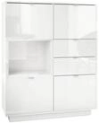 Vladon Highboard Metro (Highboard, mit 4 T&uuml;ren, 2 Schubladen und 1 offenem...