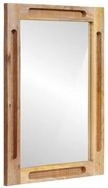 vidaXL Badezimmer-Set Badezimmer Spiegel Braun 50 x 2,5 x 70 cm Massivholz,...