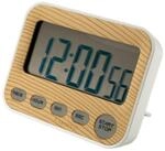 Intirilife K&uuml;chentimer Digitaler Timer K&uuml;chenuhr Kurzzeitmesser in Holzoptik...