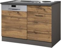 KOCHSTATION Sp&uuml;lenschrank KS-Trier Breite 110 cm, inkl. M&ouml;belfront f&uuml;r
