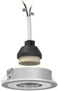 vidaXL Deckenleuchte Spotlight 24 pcs Silber 9 x 9 x 2 cm Aluminium