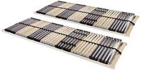 vidaXL Bett Lattenroste 2 Stk. mit 42 Latten 7 Zonen 70x200 cm