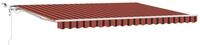vidaXL Markise Markisenstoff Orange und Braun 450 x 300 cm Polyester (1-St)