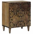 vidaXL Nachttisch 50 x 33 x 60 cm Bettkasten Braun 50x33x60 cm Massivholz Mango
