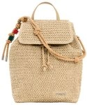 Desigual Freizeitrucksack Half Logo Raffia Backpack