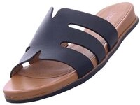 Jana Damen 8-27166-44 001 Pantoletten Vegan in Schwarz Pantolette